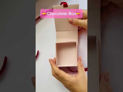 💝DIY chicolate box💝 #diy #shorts #chocolatebox