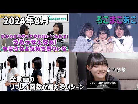 【ろこまこあこ】全動画のリプレイ回数が最も多いシーン【2024年8月】【みふた】#ろこまこあこ #ろこまこあこチャンネル