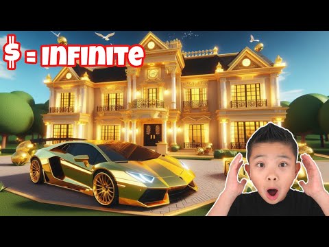 Infinite Money MEGA Mansion Build