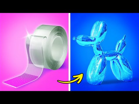 CRAFTING BATTLE || Unique Tape DIYs And Bubble Gum Hacks by 123 GO! Galaxy