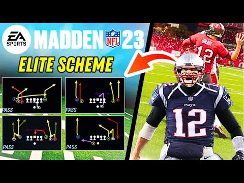 DOMINATE Madden 23 with Tom Brady's Offensive Scheme! #madden #madden23