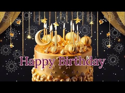 Happy Birthday Song ,dream cake Gold Cake #ideas #Gold #Cake #Birthday