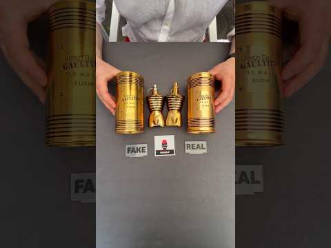 Fake vs Real Jean Paul Gaultier Le Male Elixir Perfume