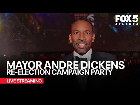 LIVE: Atlanta Mayor Andre Dickens re-election campaign party