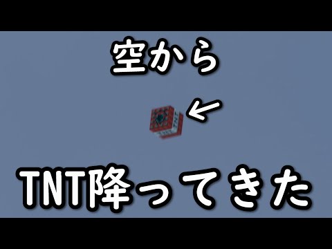 （3DCG）空からTNTが！　「マイクラ」