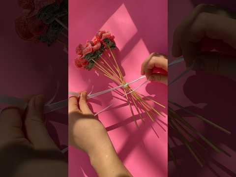 DIY Gummy ROSES Cute  VALENTINE'S Gift TUTORIAL💝 #ValentinesDay #giftideas #tiktokdiy #fypviral