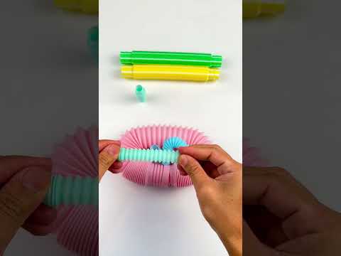 Shining POP-TUBE #diy #creative #satisfyingvideos #relaxing #oddasmr #poptubesounds #toys