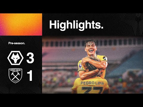 New boy Rodrigo Gomes comes on to hit brace! | Wolves beat West Ham 3-1 in Florida