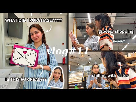 Fun Vlog - Bought something special 💗|| Grocery Shopping with Sis 🌷 || VLOG 11 || Tanisha Madhok