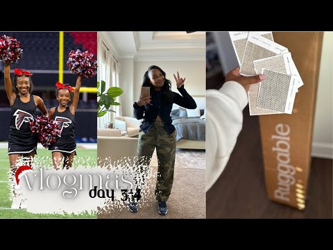 VLOGMAS: NEW RUGGABLE, DINING CHAIR SWATCHES, KIDS CHEER PRACTICE, HAULS | JENNY JACKS