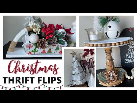 *EASY* Christmas Thrift Flips | How to create Beautiful Christmas Decor using Thrift Store Finds!!