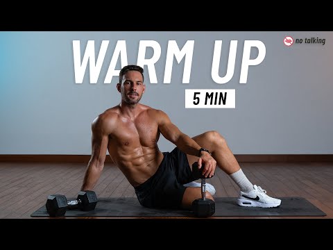 5 MIN WARM UP | Do This Before Your Home or Gym Workouts