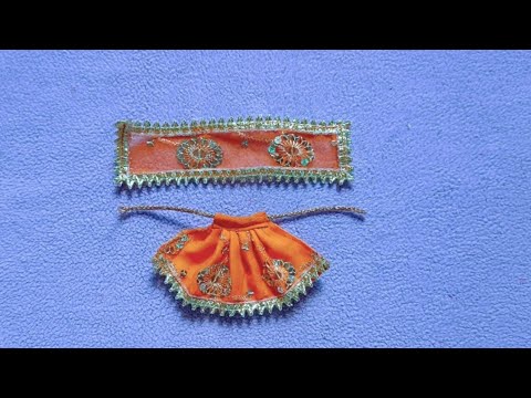 navratri special craft / navratri lahenga chunari for mata rani/diy lehenga chunri/durga ji ki dress