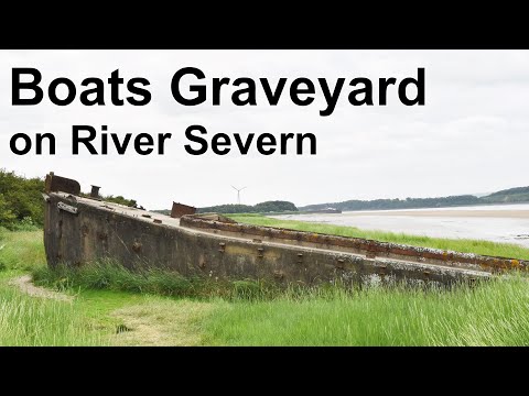 Boat Graveyard on River Severn