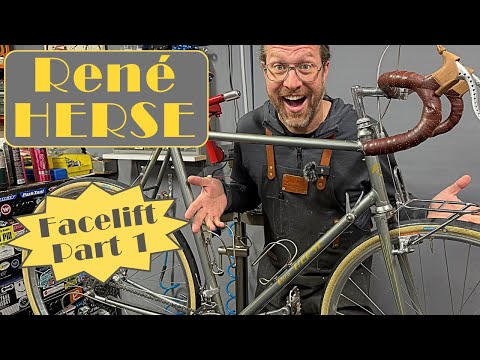 René HERSE repop gets BLINGED OUT! Fancy Brakes! Dura Ace long cage! Extralight Tires! PART 1 of 2!