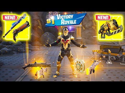 Golden Conqueror vs ALL NEW MEDALLIONS & MYTHIC WEAPONS ( NEW! Fortnite Chapter 6 Season 2 )