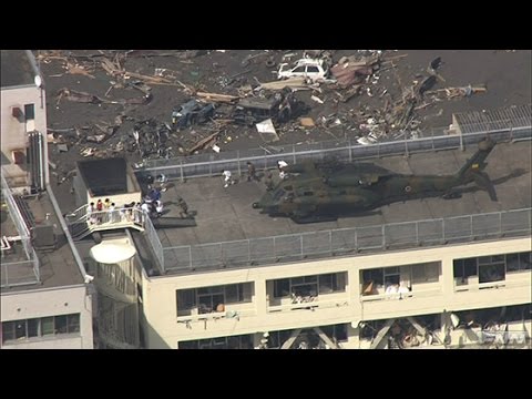 宮城県沿岸部の被害・空撮 ［震災翌日］