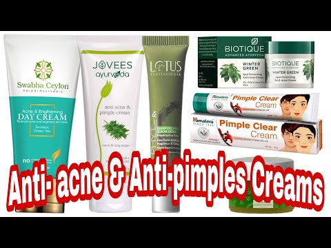 Best Anti-acne & Anti-pimple creams/ Creams for Oily and Acne prone skin (Bye Acne & Oily skin!)