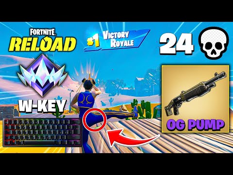 Fortnite Reload | High Kill Solo UNREAL Ranked Win Gameplay (Keyboard & Mouse ASMR) OG Pump/Havoc!