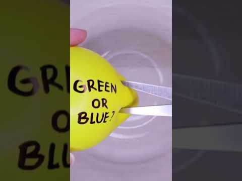 Balloon Popping - guess the color inside #shorts