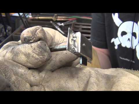 Weld Repair on Grandfather Clock Door Lock