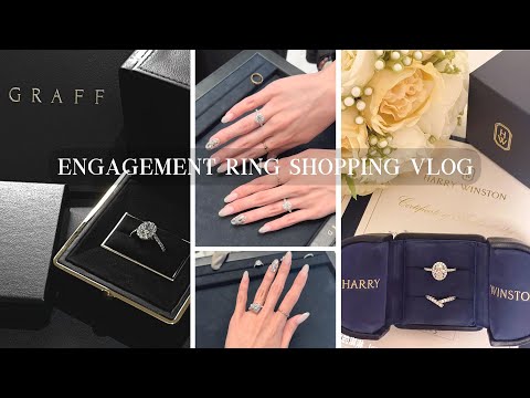 ENGAGEMENT RING SHOPPING AT GRAFF, TIFFANY, AND HARRY WINSTON! | Chatty GRWM, Hermes RTW, SF Vlog!