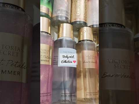 Entire body mist collection of 2024 💕✨| best of 2024| bath and body works |victoria's secret #shorts