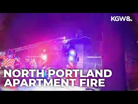 Residents evacuated due to fire at North Portland apartment