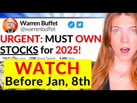 URGENT: WATCH THIS BEFORE Jan. 8th (TOP Stocks for 2025)