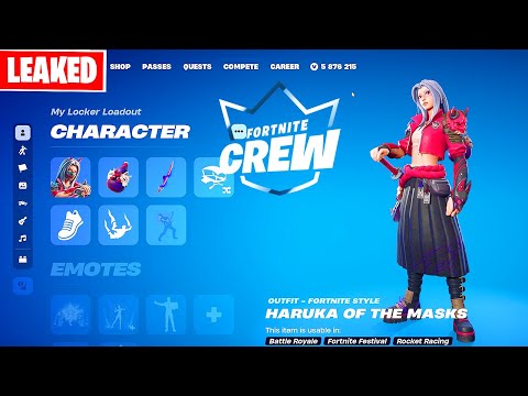 Fortnite February 2025 Crew Pack Early Showcase