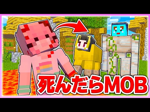 🌈死ぬたびにMOBに変身する世界でマインクラフト 【まいくら / マインクラフト】