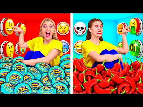 1000 Mystery Buttons Challenge Only 1 Lets You Escape | Funny Challenges by RaPaPa