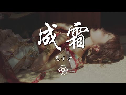 兔子牙 - 成霜『天邊繞着傷 卻很美』【動態歌詞Lyrics】