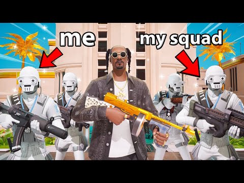 Fortnite Squads But We Protect SNOOP DOGG