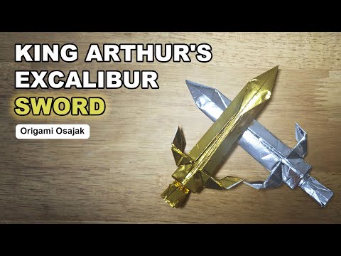 How to Make Sword Origami - Tutorial