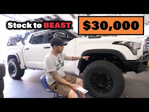 Transforming a 2024 Toyota Tundra with $30,000 in Parts