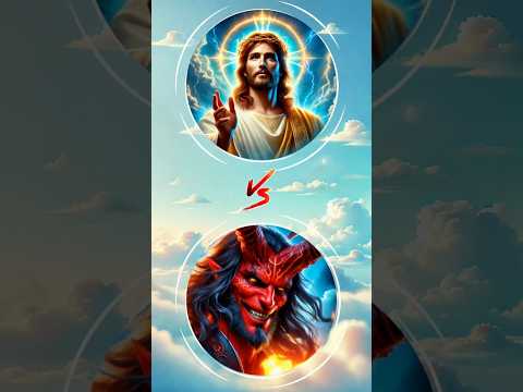 Jesus Vs Satan! Subcribe if you choose God #jesus #god #jesuschrist #jesusvssatan #jesusvsdevil