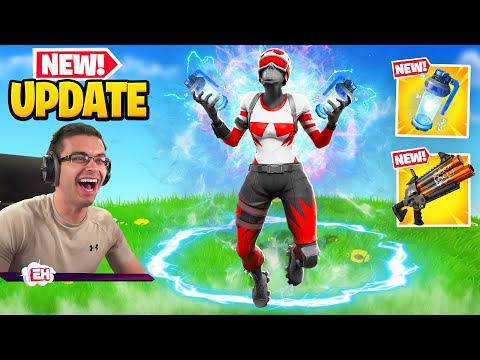 Nick Eh 30 reacts to Shield Breaker EMP and Sticky Grenade Launcher!