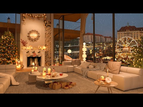 Festive Jazz Evenings 2025 🎄 | Tranquil Living Room Atmosphere with Soft Christmas Tunes