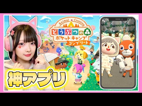 スマホで遊べる！新しくなったどうぶつの森が最高に楽しい！🌳🍎【どうぶつの森ポケットキャンプコンプリート】【たまちゃん】