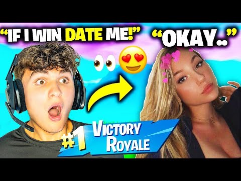 IF I WIN FORTNITE, You Have To DATE ME..