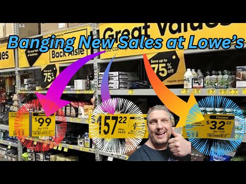 New Banging Deals and New Lower Prices at Lowe's