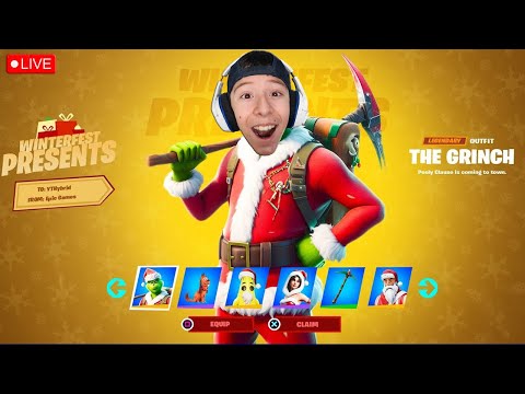 LIVE - WINTERFEST LIVE EVENT RIGHT NOW! (FORTNITE)