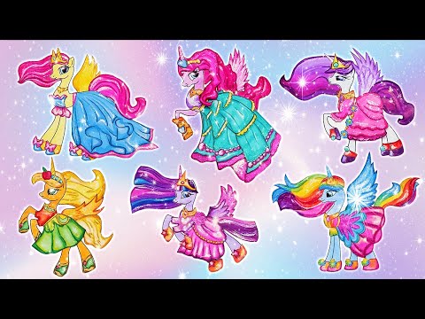 Paper Little Ponies Fashion Makeover 🦄👗 EASY & FUN DIY with Mr.Maker by Imagine PlayWorld