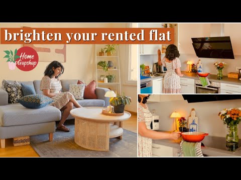 BRIGHTEN UP YOUR RENTED FLAT in no time with these relatable ideas | Elegant decor & Ideas