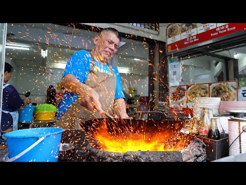 Duck Egg Char Koay Teow, the most famous duck egg noodle restaurant in Penang, Malaysia