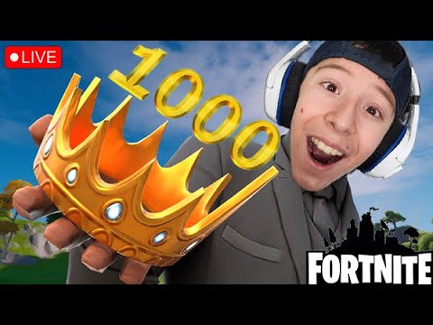 LIVE! -  Getting My 1,000th Win In Fortnite! (NEW)