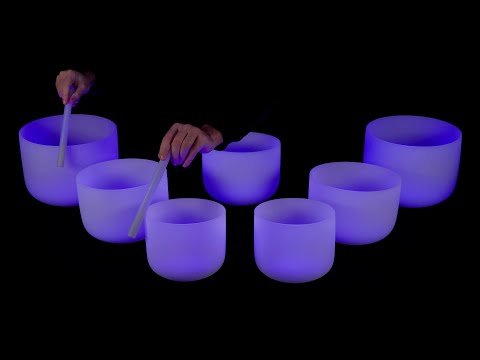 Crystal Bowls for Deep Sleep 🌀 Vibrations of Peace 432 Hz