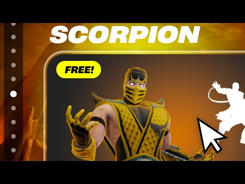 SCORPION *FREE SKIN* is OUT NOW!