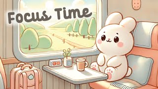 Focus Time Lofi 🎧 1 Hour Cafe Song ☕ Study Lofi 🍃 cute & relaxing music 🍪 Make Your Day Better